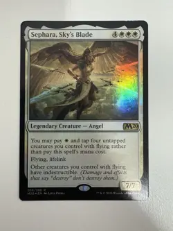 Sephara Sky’s Blade Foil MTG Magic the Gathering Card NM Near Mint M20 - Image 1