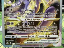 Pokemon TCG Crown Zenith Mewtwo VSTAR Holo Rare Card GG44/GG70 Galarian Gallery - Image 3