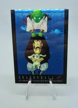 Carte Dragon Ball Z DBZ Trading Cards Chromium 11 Amada 1995 Satan Dende Foil 3D - Image 1