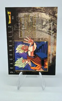 Carte Dragon Ball Z DBZ Trading Cards Chromium 11 Amada 1995 Satan Dende Foil 3D - Image 2