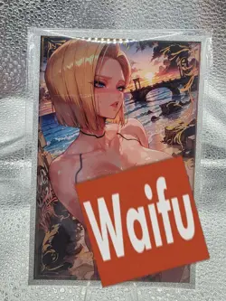 A6 Size Siwen Wave 3 Android 18 Dragon Ball Z Anime Waifu Hentai Card - Image 1