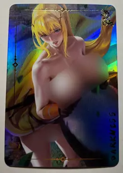 SEXY HEROINE WAIFU Darkness KONOSUBA ACG PREMIUM HOLOFOIL CARD NM - Image 1