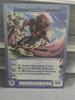 Tangath Toborn in Training Super Rare 1st Edition 10/222 Chaotic TCG Card - Image 1