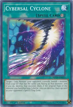 Cybersal Cyclone - MP19-EN033 - Common - 1st Edition Near Mint Yugioh! Card - Image 1