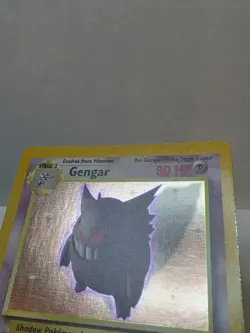 Pokemon TCG Gengar Vintage FOSSIL HOLO card holo rare 5/62 lp - Image 2