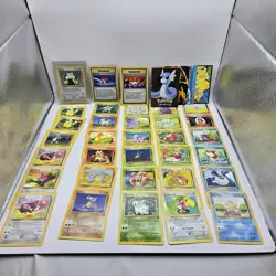 Lot Of Vintage Pokemon Card - Base Set, Jungle Amd Fossil Holo Snorlax - Image 1