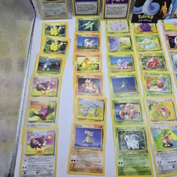 Lot Of Vintage Pokemon Card - Base Set, Jungle Amd Fossil Holo Snorlax - Image 4
