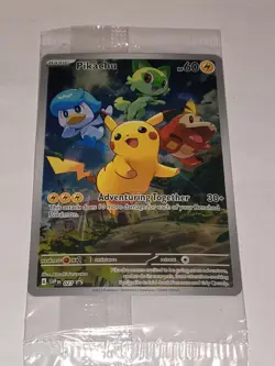Pikachu 027 Sv: Scarlet & Violet Promo Cards Holo SEALED - Image 2