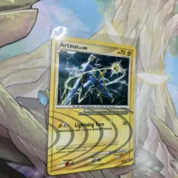 Pokemon Arceus LV. 100AR6 Holo Rare Card 2009 Near Mint Condition - Image 2