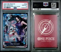 Boa Hancock (2025 PSA Magazine Promo) OP07-038 One Piece Promotion Cards PSA 10 - Image 3