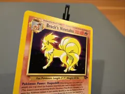 Pokemon Ninetales Holo Rare Gym Challenge Brock's Card 3/132 Unlimited - Image 2