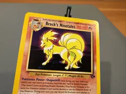 Pokemon Ninetales Holo Rare Gym Challenge Brock's Card 3/132 Unlimited - Image 3