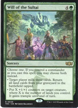 MTG: Tarkir: Dragonstorm Commander: Will of the Sultai: Lightly Played Condition - Image 1