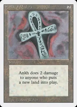 Ankh of Mishra Revised Edition MP MTG - Image 1