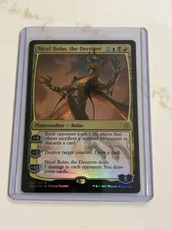 Nicol Bolas, the Deceiver Foil Magic: The Gathering Hour of Devastation #205 - Image 1