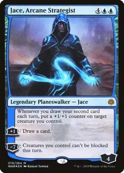Jace, Arcane Strategist - Foil Planeswalker Deck War of the Spark LP MTG - Image 1