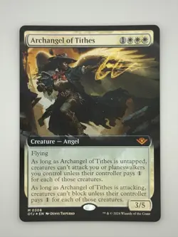Archangel of Tithes (Extended) | Foil | Outlaws of Thunder Junction | Near Mint - Image 1