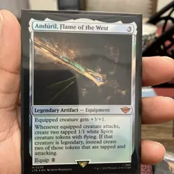 Anduril, Flame of the West Universes Beyond: LOTR Foil - Image 1