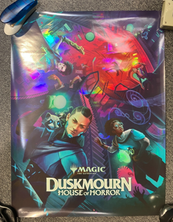NEW MTG Duskmourn FOIL PROMO Store Poster DSK Magic Gathering House of Horror - Image 2