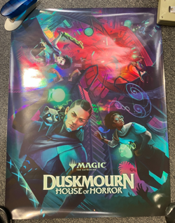 NEW MTG Duskmourn FOIL PROMO Store Poster DSK Magic Gathering House of Horror - Image 3