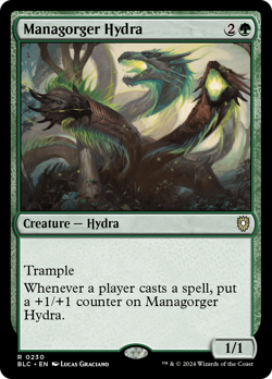 Managorger Hydra #230 | Near Mint | BLC Bloomburrow Commander Magic MTG - Image 1