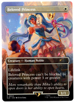 Beloved Princess 0804 Non Foil English Borderless Secret Lair MTG Near Mint - Image 1