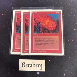 1x MTG Unlimited Fireball from Estate Collection - Image 1
