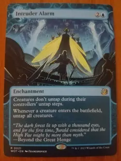 Intruder Alarm WOT 021 Rare Wilds of Eldraine: Enchanting Tales NM MTG - Image 1