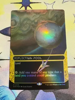 2025 MTG Edge Of Eternities Reflecting Pool Borderless Foil #36 - Image 1
