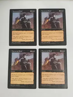 MTG Playset 4x Nocturnal Raid (Mirage/Black/U) - BGM - Image 1