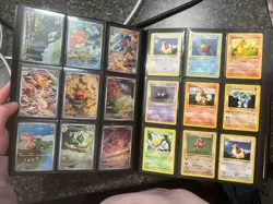 Huge Binder Pokemon Card Collection Lot Full Arts Wotc Base Set Vintage Holos - Image 1