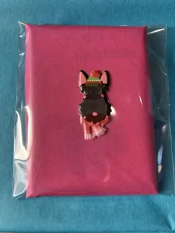 POKEMON TCG MYSTERY PACK BLIND STICKER AUCTION - Pink With Black Scottie Dog - Image 2