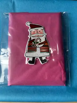 POKEMON TCG MYSTERY PACK BLIND STICKER AUCTION - Pink With Candy Cane Santa - Image 2