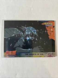 Topps Blue Pokemon Mewtwo Strikes Back Movie The Rebirth of Ash #38 Holo NM/LP - Image 1