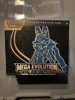 Pokemon TCG Mega Evolution Elite Trainer Box ETB (Lucario) NEW Factory Sealed - Image 1
