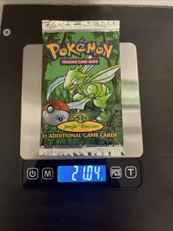 Pokemon 1st Edition Jungle Booster Pack Heavy 21.04 Grams - Image 1
