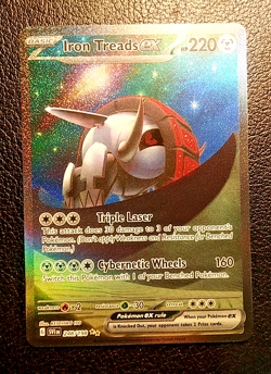 Pokemon TCG, Iron Treads ex HOLO 248/198 Scarlet and Violet NM - Image 1