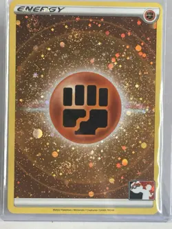 Fighting Energy Cosmos Holo Pokemon Play! Prize Pack Series 3 Promo NM - Image 1