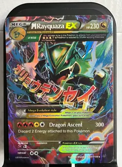 Pokemon TCG Holo Ultra Rare Mega Rayquaza EX 61/108 - Image 5