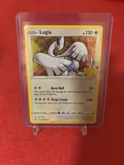 Lugia 22/25 Celebrations Holo Rare Pokemon TCG 022/025 25th Anniversary - Image 1