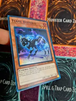 Yu-Gi-Oh! Flame Bufferlo SDPL-EN004 Super Rare 1st Edition Near Mint - Image 2