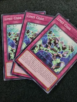 X3 YUGIOH LIMIT CODE FLOD-EN067 COMMON NM - Image 1