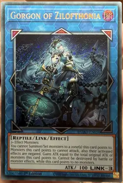 Gorgon of Zilofthonia DUAD-EN050 Secret Rare 1st Ed Yu-Gi-Oh! - Image 1