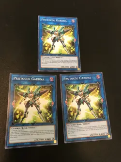 PROTOCOL GARDNA x3 CHIM-EN038 Common Chaos Impact YuGiOh 1st edition - Image 1