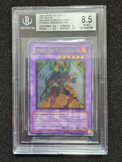 YUGIOH ELEMENTAL HERO PHOENIX ENFORCER 1st Edition Ultimate EOJ-EN032 BGS 8.5 - Image 1