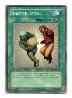 Snatch Steal - SD1-EN010 1st Edition - YuGiOh-LP - Image 1
