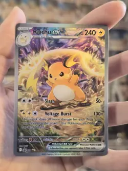 Raichu ex Pokemon Novelty Card Special Illustration Rare *SEE DESC* - Image 1