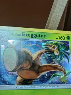 SWIRL MP Alolan Exeggutor 2a/131 Holo Rare Alternate Art Promo Pokemon Card - Image 5