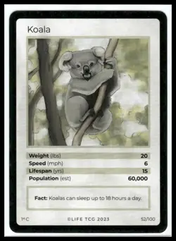 Life TCG 1st First Edition Mammals Common Cards 51-100 NM Pick Your Card TCG - Image 3