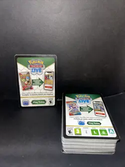 Pokemon TCG Online Unused Code Cards Sent By Message - Image 1